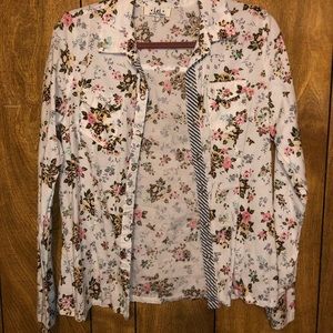 Floral button up